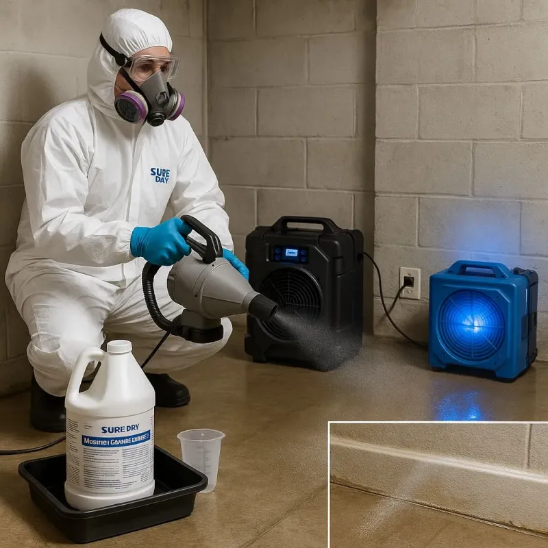 Sanitization and Odor Removal process in Northampton, PA