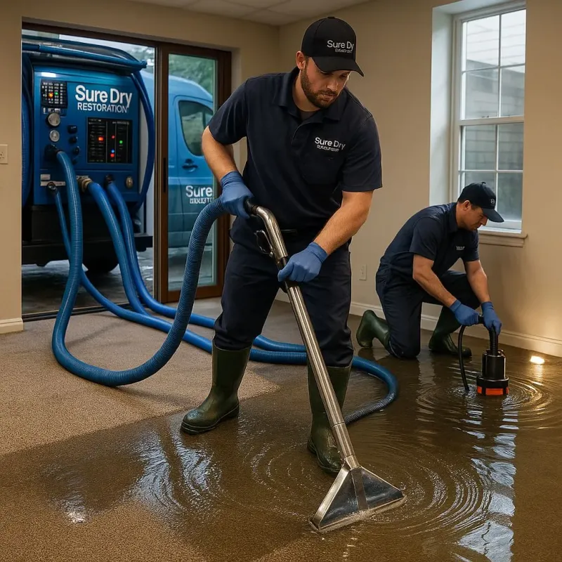 Water Extraction and Removal process in Northampton, PA